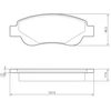 Image de Kit De Plaquettes De Frein, Frein À Disque 37483 Abs Abs 37483 Citroen;Peugeot;Toyota