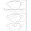 Image de Kit De Plaquettes De Frein, Frein À Disque 37514 Abs Abs 37514 Volvo