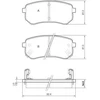 Image de Kit De Plaquettes De Frein, Frein À Disque 37515 Abs Abs 37515 Hyundai;Kia