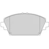 Image de Kit De Plaquettes De Frein, Frein À Disque 37205 Abs Abs 37205 Honda;Mg;Nissan;Rover