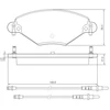 Image de Kit De Plaquettes De Frein, Frein À Disque 37277 Abs Abs 37277 Citroen