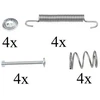 Image de Kit D'Accessoires, Mâchoires De Frein De Stationnement Abs 0791q Opel;Vauxhall