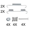 Image de Kit D'Accessoires, Mâchoires De Frein De Stationnement Abs 0896q Nissan