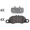 Image de Kit De Plaquettes De Frein, Frein À Disque 37782 Abs Abs 37782 Porsche