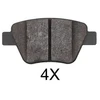 Image de Kit De Plaquettes De Frein, Frein À Disque 37784 Abs Abs 37784 Audi;Seat;Skoda;Volkswagen