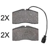 Image de Kit De Plaquettes De Frein, Frein À Disque 37266 Abs Abs 37266 Audi