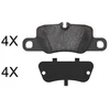Image de Kit De Plaquettes De Frein, Frein À Disque 37820 Abs Abs 37820 Porsche