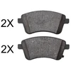 Image de Kit De Plaquettes De Frein, Frein À Disque 37841 Abs Abs 37841 Kia