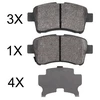 Image de Kit De Plaquettes De Frein, Frein À Disque 37843 Abs Abs 37843 Suzuki