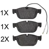 Image de Kit De Plaquettes De Frein, Frein À Disque 37845 Abs Abs 37845 Citroen;Ds;Peugeot