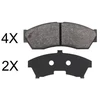 Image de Kit De Plaquettes De Frein, Frein À Disque 37849 Abs Abs 37849 Rover