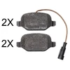 Image de Kit De Plaquettes De Frein, Frein À Disque 37853 Abs Abs 37853 Alfa Romeo;Fiat