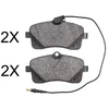 Image de Kit De Plaquettes De Frein, Frein À Disque 37858 Abs Abs 37858 Peugeot