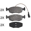 Image de Kit De Plaquettes De Frein, Frein À Disque 37865 Abs Abs 37865 Fiat