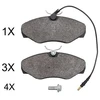 Image de Kit De Plaquettes De Frein, Frein À Disque 37874 Abs Abs 37874 Renault