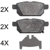 Image de Kit De Plaquettes De Frein, Frein À Disque 37886 Abs Abs 37886 Suzuki