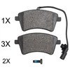 Image de Kit De Plaquettes De Frein, Frein À Disque 37900 Abs Abs 37900 Nissan;Renault
