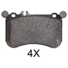 Image de Kit De Plaquettes De Frein, Frein À Disque 37902 Abs Abs 37902 Mercedes-Benz