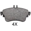 Image de Kit De Plaquettes De Frein, Frein À Disque 37912 Abs Abs 37912 Mercedes-Benz