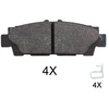 Image de Kit De Plaquettes De Frein, Frein À Disque 37913 Abs Abs 37913 Lexus