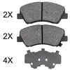Image de Kit De Plaquettes De Frein, Frein À Disque 37916 Abs Abs 37916 Geely;Hyundai;Kia