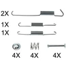 Image de Kit D'Accessoires, Mâchoire De Frein Abs 0002q Suzuki;Toyota