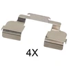 Image de Kit D'Accessoires, Plaquette De Frein À Disque Abs 1698q Dacia;Renault