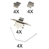 Image de Kit D'Accessoires, Plaquette De Frein À Disque Abs 1791q Mazda