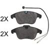 Image de Kit De Plaquettes De Frein, Frein À Disque 37655 Abs Abs 37655 Citroen;Peugeot