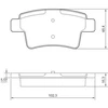 Image de Kit De Plaquettes De Frein, Frein À Disque 37597 Abs Abs 37597 Citroen