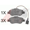 Image de Kit De Plaquettes De Frein, Frein À Disque 37594 Abs Abs 37594 Citroen;Fiat;Ford;Peugeot