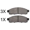 Image de Kit De Plaquettes De Frein, Frein À Disque 37624 Abs Abs 37624 Fiat;Mitsubishi