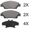 Image de Kit De Plaquettes De Frein, Frein À Disque 37754 Abs Abs 37754 Honda