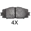 Image de Kit De Plaquettes De Frein, Frein À Disque 37755 Abs Abs 37755 Lexus;Toyota
