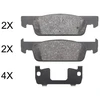 Image de Kit De Plaquettes De Frein, Frein À Disque 37961 Abs Abs 37961 Dacia;Renault;Smart