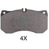 Image de Kit De Plaquettes De Frein, Frein À Disque 37962 Abs Abs 37962 Audi
