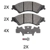 Image de Kit De Plaquettes De Frein, Frein À Disque 37973 Abs Abs 37973 Ford;Ford Usa;Volkswagen