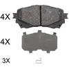 Image de Kit De Plaquettes De Frein, Frein À Disque 37977 Abs Abs 37977 Mazda