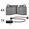 Image de Kit De Plaquettes De Frein, Frein À Disque 37986 Abs Abs 37986 Audi;Bmw
