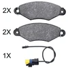 Image de Kit De Plaquettes De Frein, Frein À Disque 37997 Abs Abs 37997 Renault