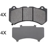 Image de Kit De Plaquettes De Frein, Frein À Disque 35013 Abs Abs 35013 Cadillac;Chevrolet;Jeep