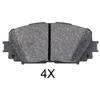 Image de Kit De Plaquettes De Frein, Frein À Disque 35015 Abs Abs 35015 Toyota