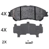 Image de Kit De Plaquettes De Frein, Frein À Disque 35031 Abs Abs 35031 Suzuki