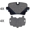 Image de Kit De Plaquettes De Frein, Frein À Disque 35054 Abs Abs 35054 Jaguar