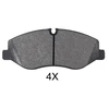 Image de Kit De Plaquettes De Frein, Frein À Disque 35055 Abs Abs 35055 Mercedes-Benz