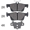 Image de Kit De Plaquettes De Frein, Frein À Disque 35060 Abs Abs 35060 Ford;Ford Usa