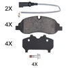Image de Kit De Plaquettes De Frein, Frein À Disque 35075 Abs Abs 35075 Ford