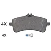 Image de Kit De Plaquettes De Frein, Frein À Disque 35076 Abs Abs 35076 Mercedes-Benz