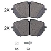 Image de Kit De Plaquettes De Frein, Frein À Disque 35102 Abs Abs 35102 Citroen;Ds;Opel;Peugeot