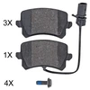 Image de Kit De Plaquettes De Frein, Frein À Disque 35132 Abs Abs 35132 Audi